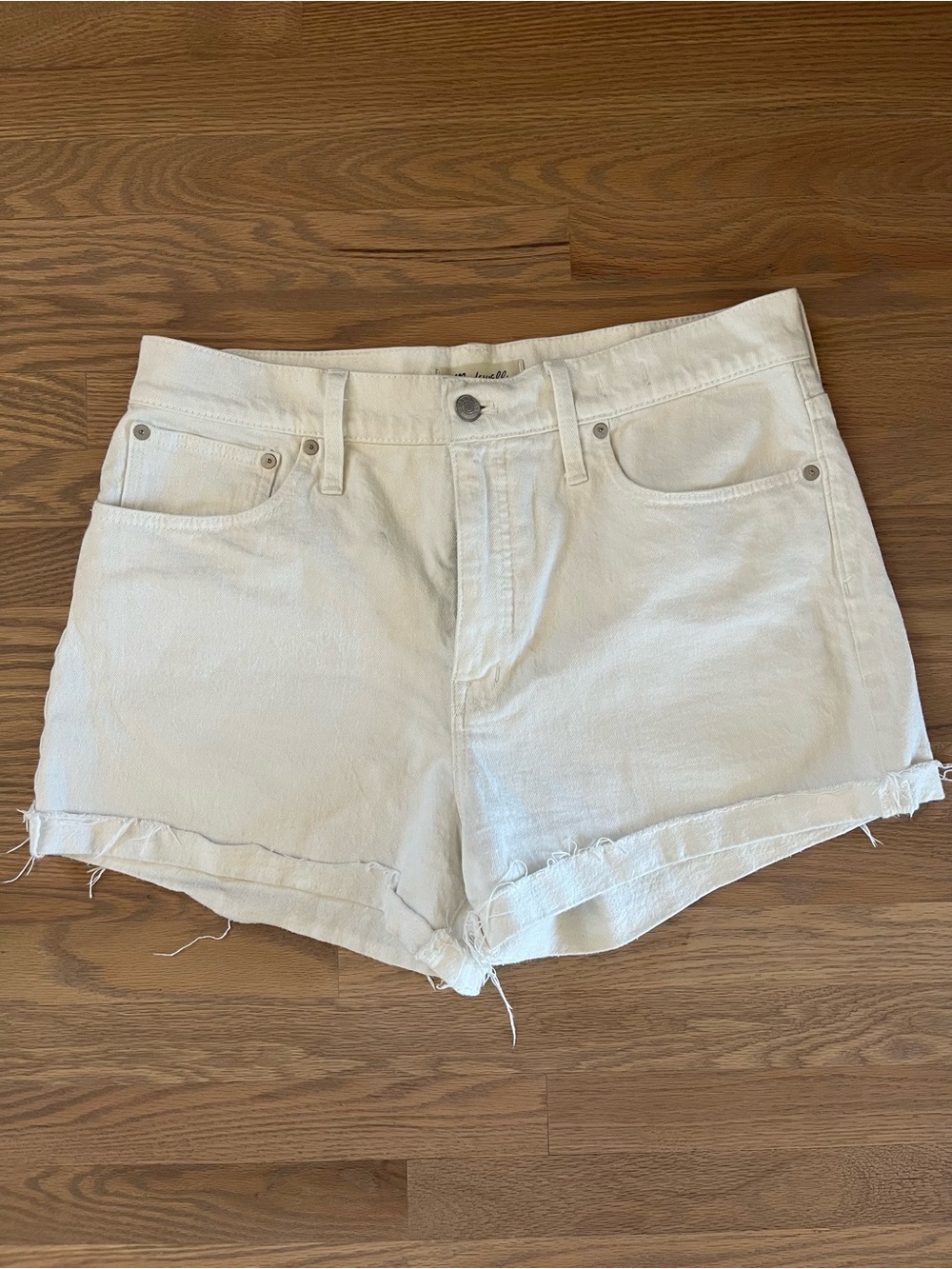 Lot of Four High Rise Denim Shorts - Mixed Washes size 31 - Picture 9 of 16